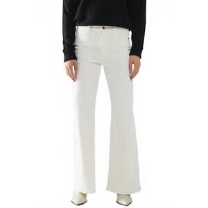 NEW Q2 extra wide leg trousers in cream